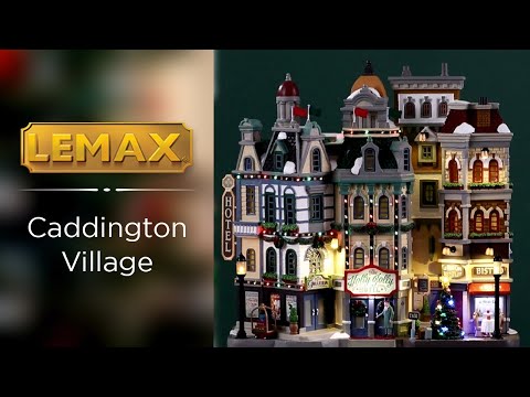 Lemax The Holly Jolly Hotel video