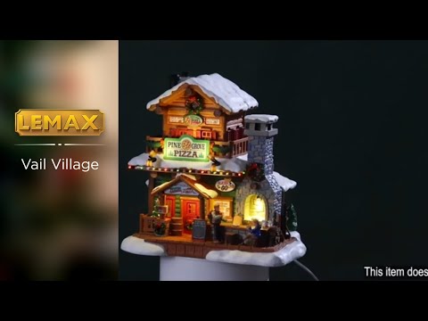 Lemax Pine Grove Pizza video