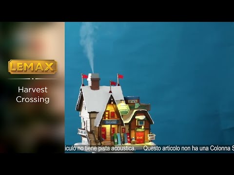 Lemax Yonder Peak Ski & Snowboard School video