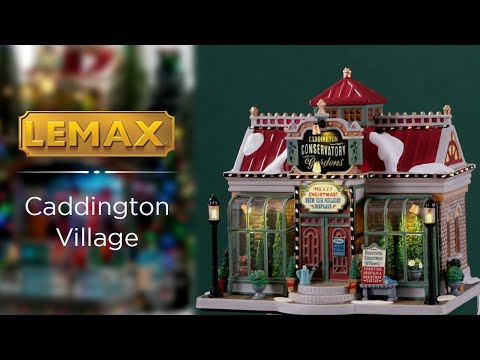 Lemax Caddington Conservatory Gardens video