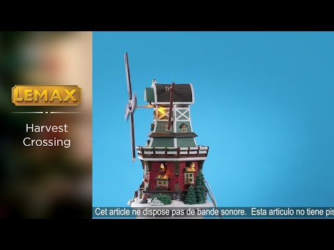 Lemax Stony Brook Windmill video