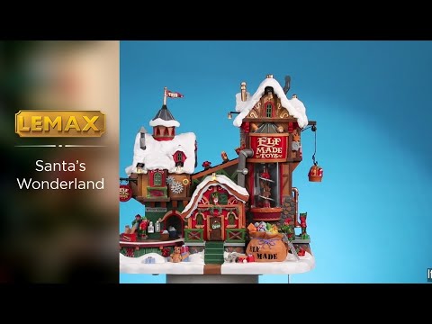 Lemax Elf Made Toy Factory
