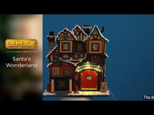 Lemax Dasher's Advent Stable video