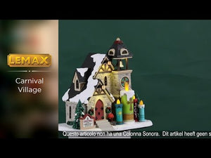Lemax Candlelight Church video