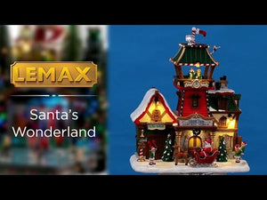 Lemax North Pole Control Tower video