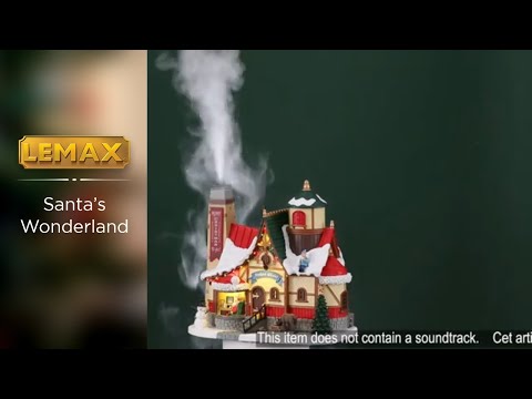 Lemax Santa's Chalet video