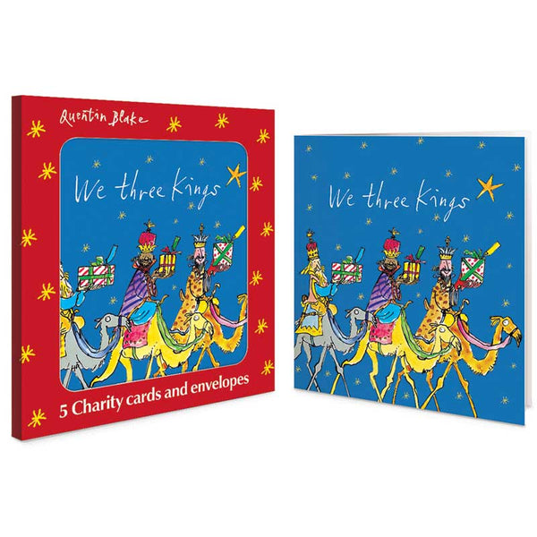 Quentin Blake Three Kings Charity Christmas Cards (Pack of 5)