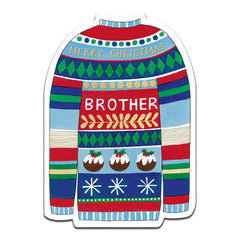 Rachel Ellen Brother Christmas Jumper Christmas Card