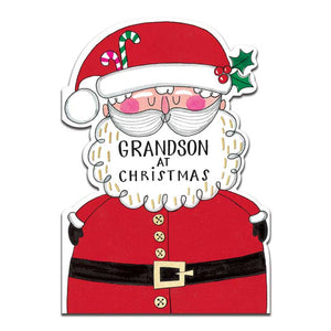 Rachel Ellen Grandson Santa Christmas Card