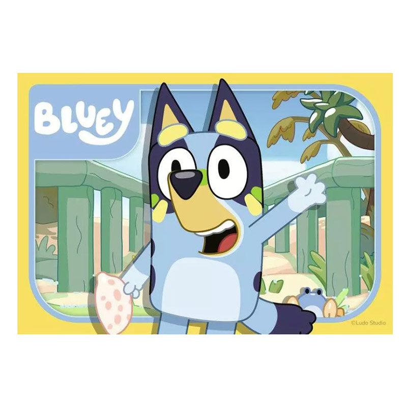 Ravensburger My First Puzzle, Bluey & Family 4 in a Box Jigsaw Puzzle Box