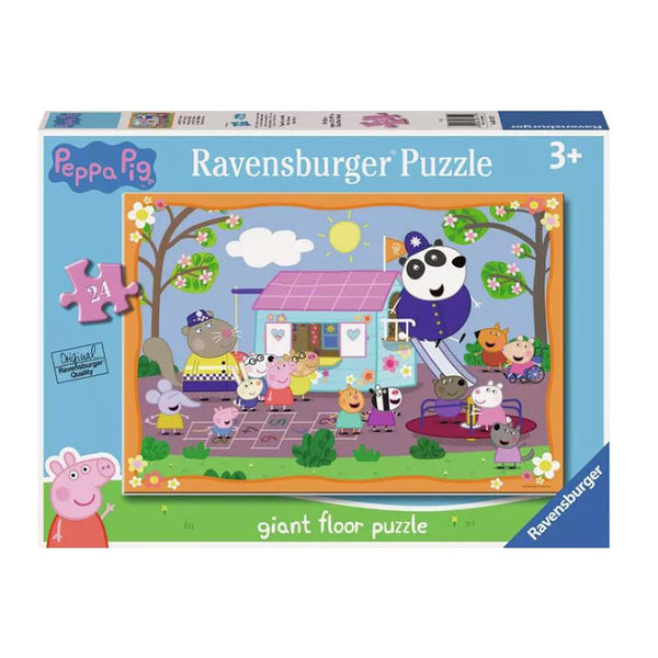 Ravensburger Peppa Pig - Fun at The Club House 24 Piece Giant Floor Puzzle Box Image