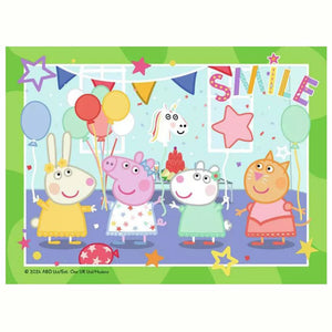 Ravensburger Peppa Pig 4 In A Box Childrens Jigsaw Puzzle Smile 