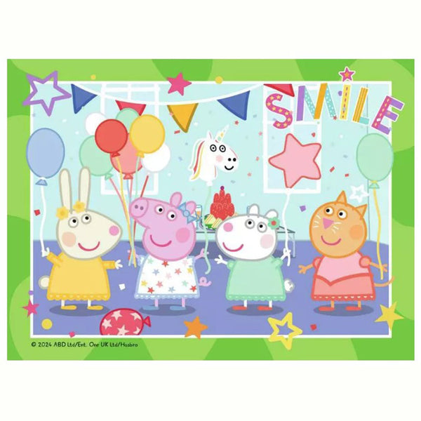Ravensburger Peppa Pig 4 In A Box Childrens Jigsaw Puzzle Smile 
