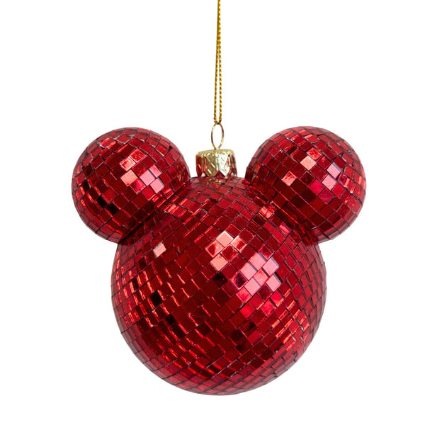 Red Disco Ear Bauble