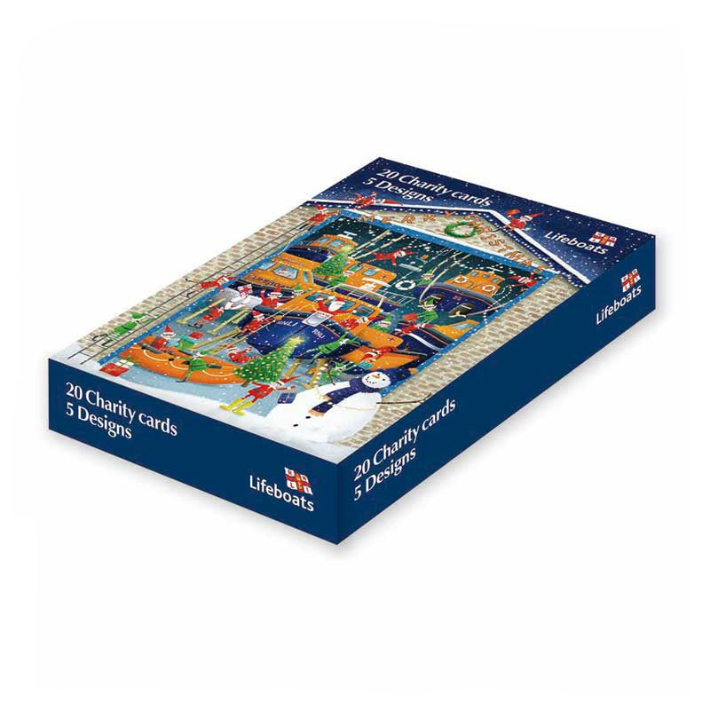 RNLI Workshop Charity Christmas Cards (Pack of 20)