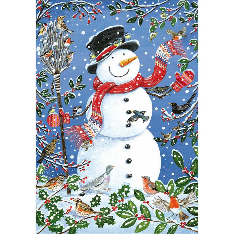 RSPB Snowman & Animals Charity Christmas Cards (Pack of 20)
