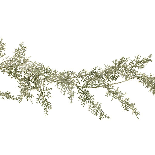SageDecor Frosted Juniper Garland