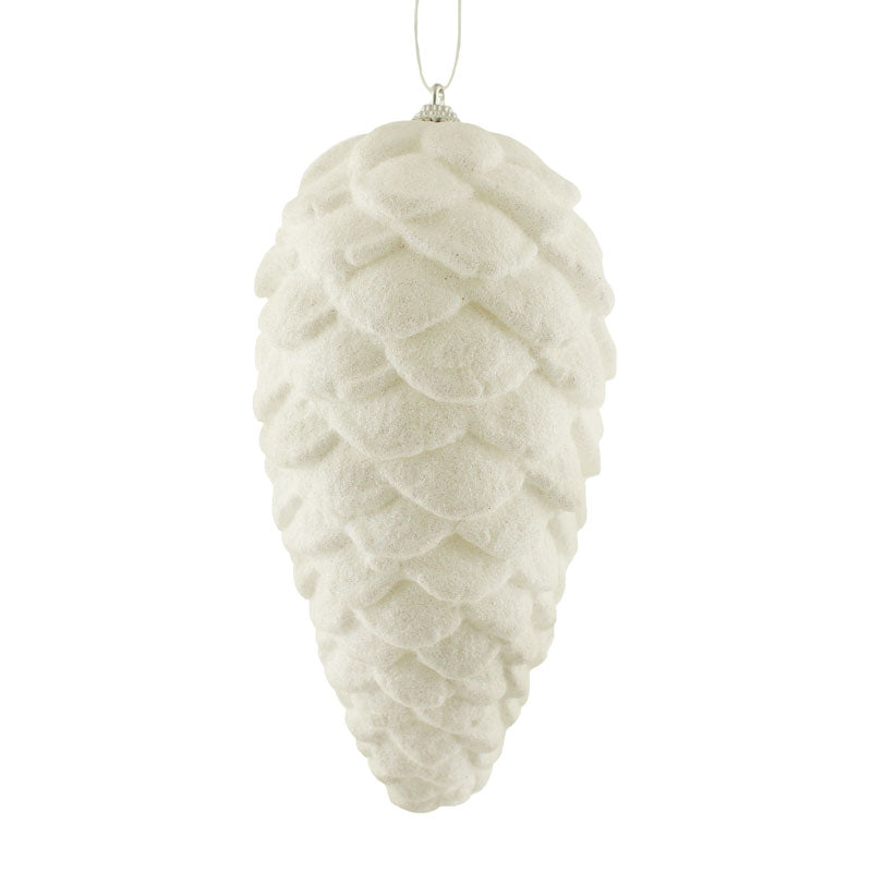 SageDecor Hanging Glittered Pinecone