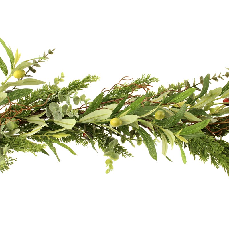 SageDecor Mediterranean Olive Garland