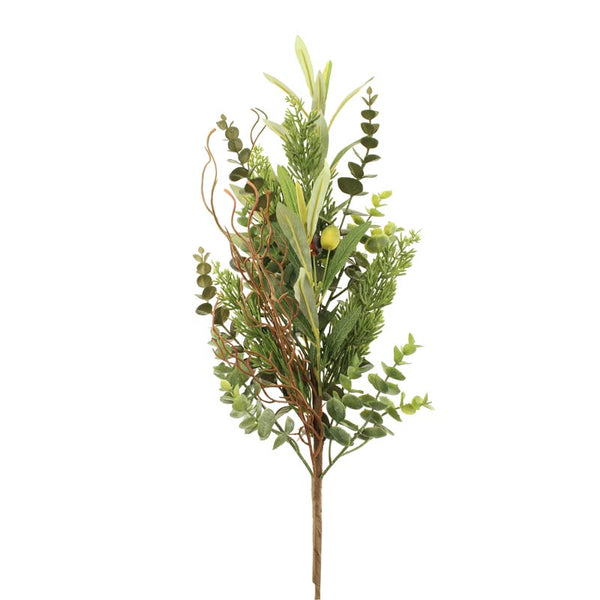 SageDecor Mediterranean Olive Spray (76cm)