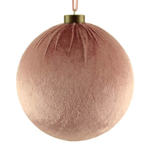 SageDecor Pink Velvet Hanging Ball