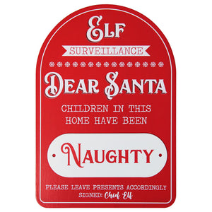 Naughty or Nice Sign