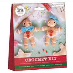 Simply Make Crochet Kit - Gingerbread Duo