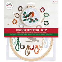 Simply Make Cross Stitch Kit - Robin
