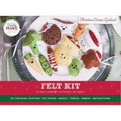Simply Make Felt Kit - Christmas Dinner Garland