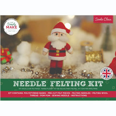 Simply Make Needle Felting Kit - Santa Claus