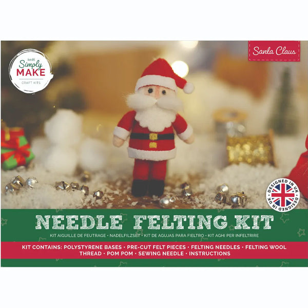 Simply Make Needle Felting Kit - Santa Claus