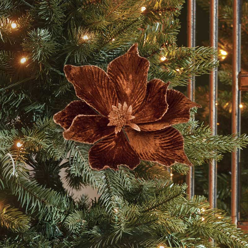 Three Kings Copper Velvet Magnolia Clip