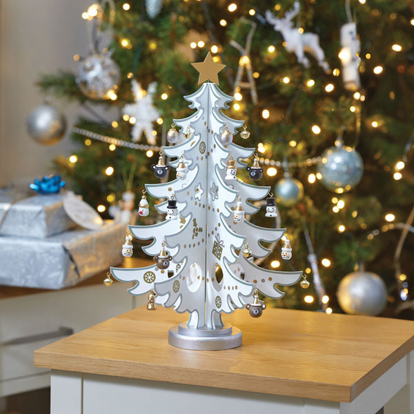 Three Kings Silver & White DecoTree