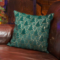 Three Kings Emerald Tree Cushion