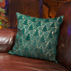 Three Kings Emerald Tree Cushion