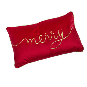 Three Kings Merry Velvet Cushion