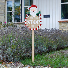 Three Kings SantaStop Sign