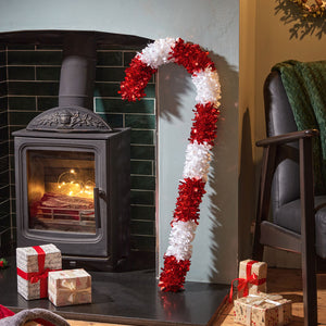 Three Kings Tinsel Candy Cane