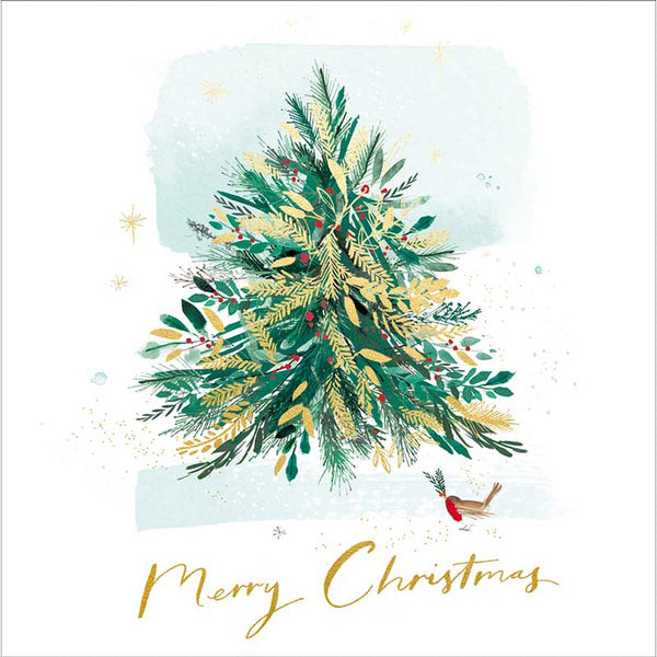 Sparkle & Spruce Christmas Cards (Pack of 10)