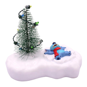 Stitch Snow Scenery