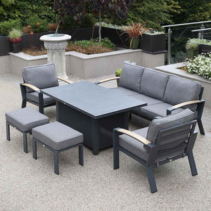 Supremo Modena Deluxe 3-Seat Sofa Lounge Set with Rectangular Table