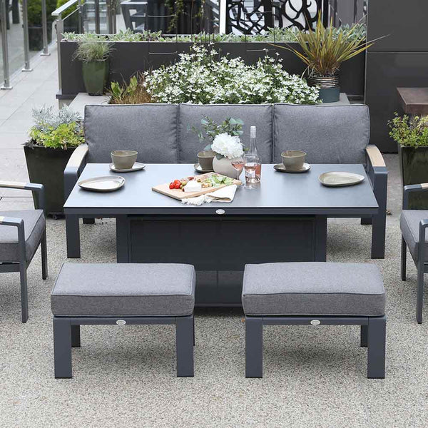 Supremo Modena Deluxe 3-Seat Sofa Lounge Set with Rectangular Table