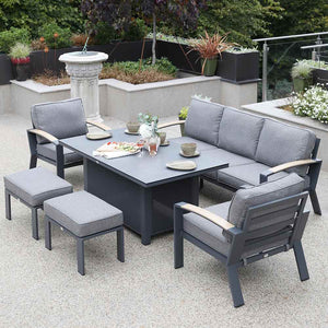 Supremo Modena Deluxe 3-Seat Sofa Lounge Set with Rectangular Table