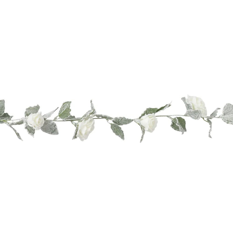 Swift Frosted Rose Garland