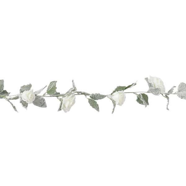 Swift Frosted Rose Garland