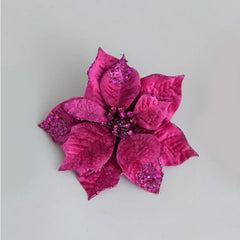 Swift Fuchsia Jewel Poinsettia Clip