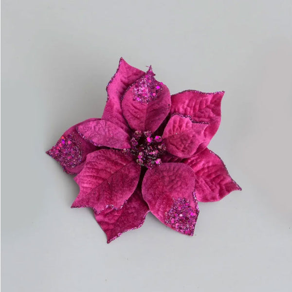 Swift Fuchsia Jewel Poinsettia Clip