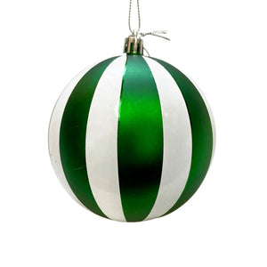 Swift Green Stripe Bauble