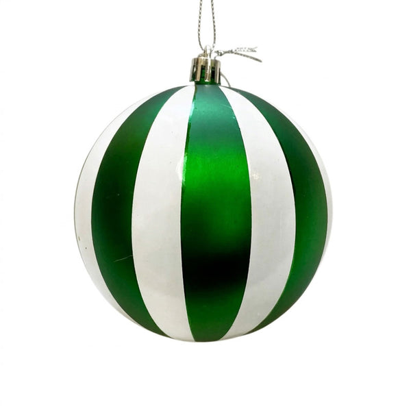 Swift Green Stripe Bauble