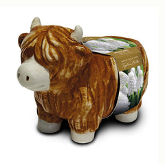 Taylors Highland Cow Planter Set with Muscari Bulbs
